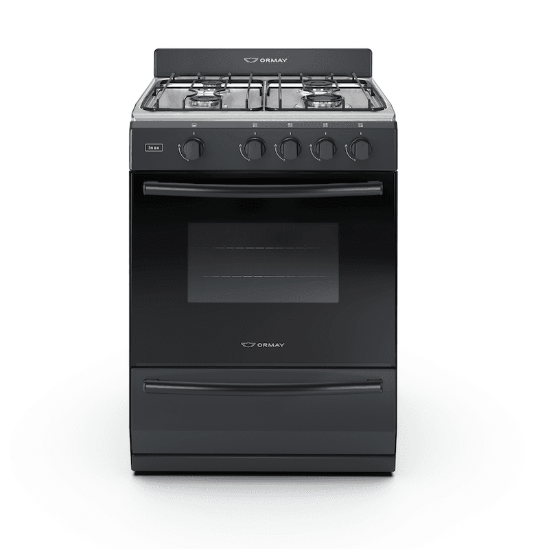 COCINA ORMAY INOX NEGRA CON V.S