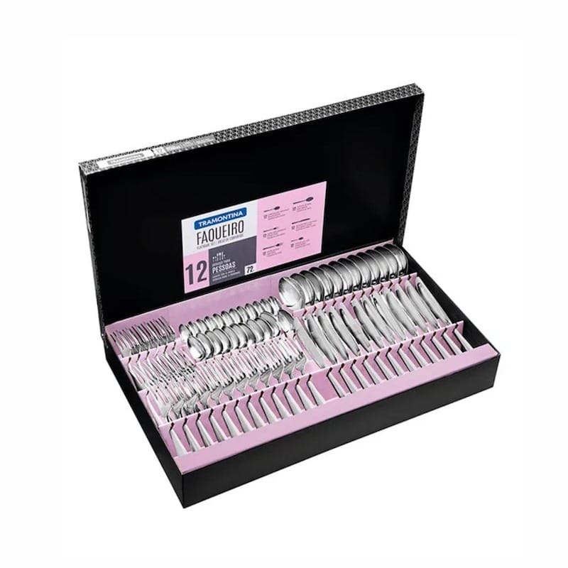 JUEGO DE CUBIERTOS TRAMONTINA 72PZS AMAZONAS 66960/153