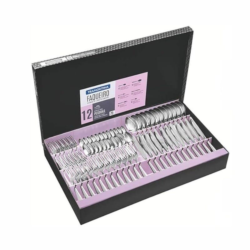 JUEGO DE CUBIERTOS TRAMONTINA 72PZS ITALY 66932/157