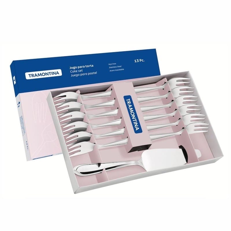 JUEGO P/PASTEL TRAMONTINA 13PZS LAGUNA 66906/610